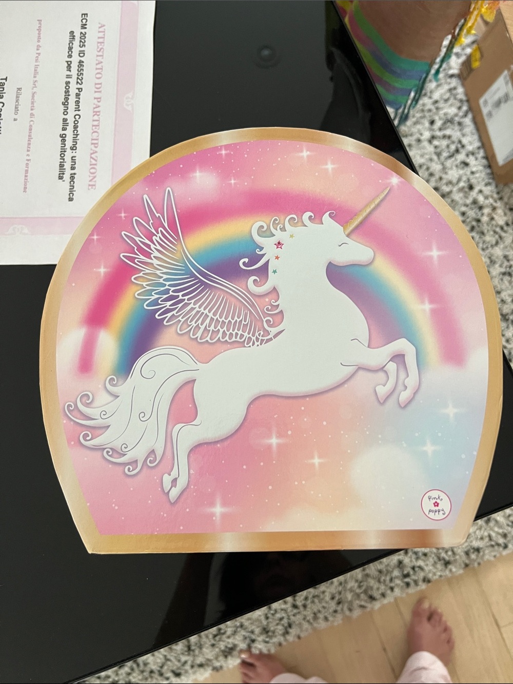 New Unicorn Rainbow tea set